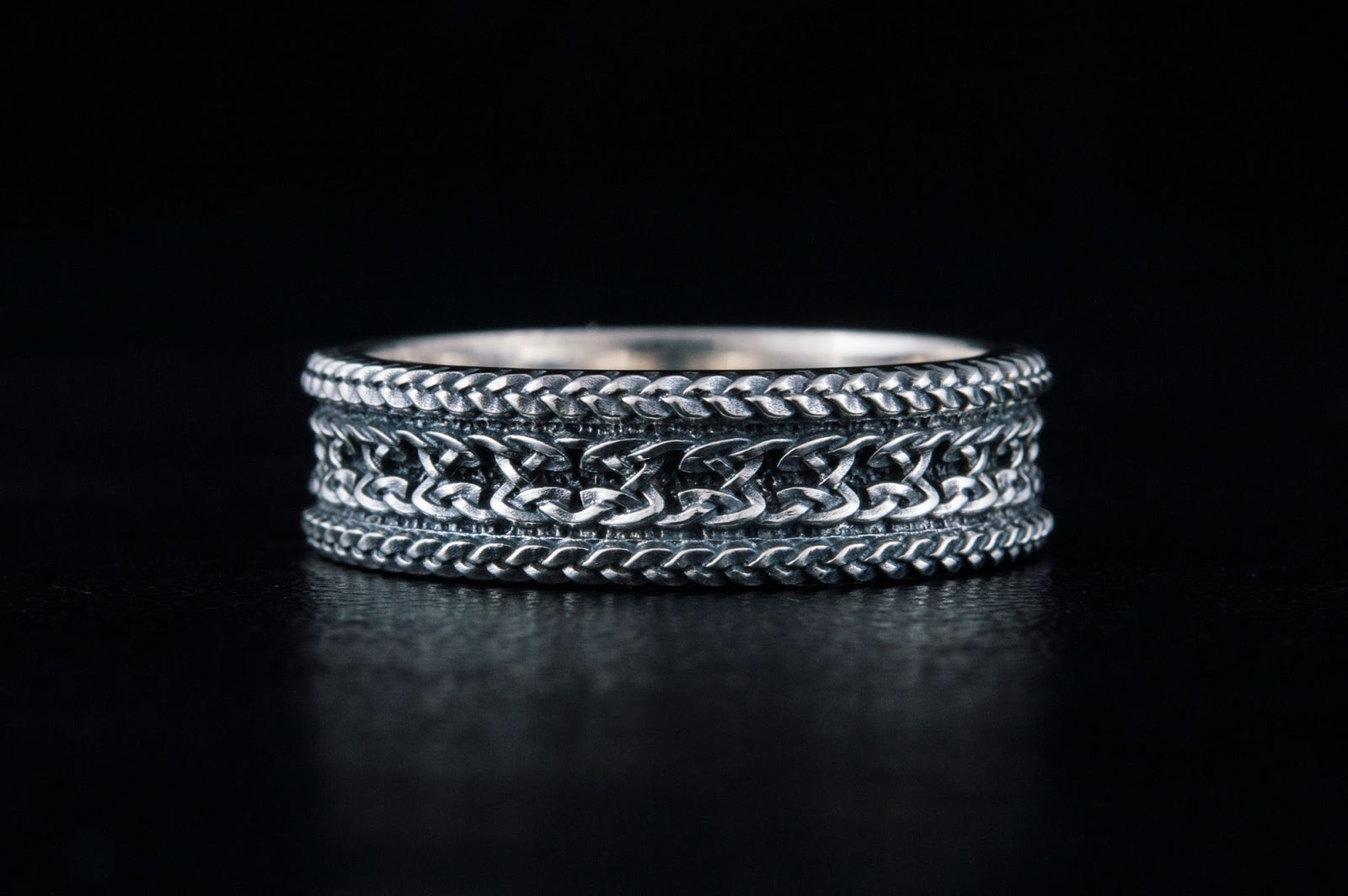 Bague Ornement Torstein — Argent 925