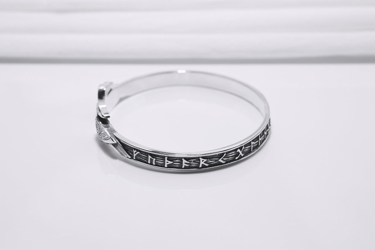 Bracelet Viking Grand Modèle — Argent 925