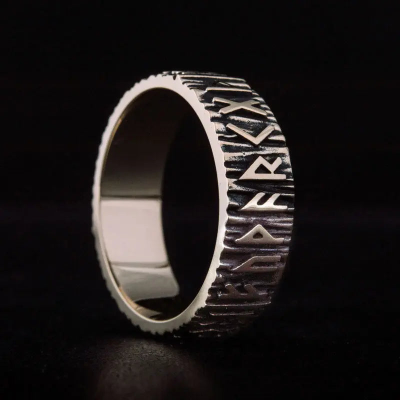 ANNEAU RUNIQUE (BRONZE MASSIF) - Viking Héritage