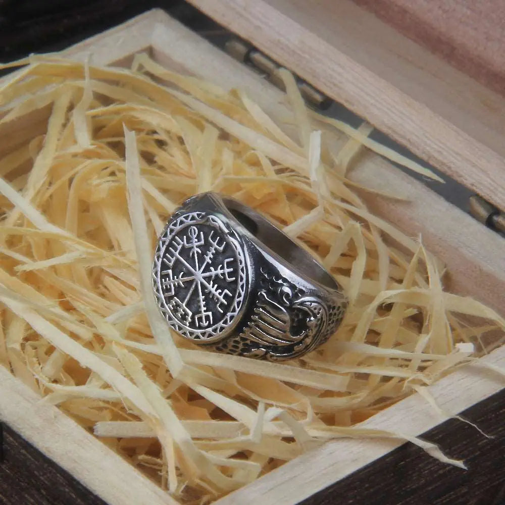 Anneau Vegvísir - Viking Héritage