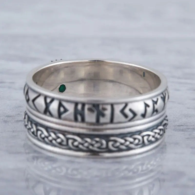 BAGUE AEGISHJALMUR (ARGENT) - Viking Héritage