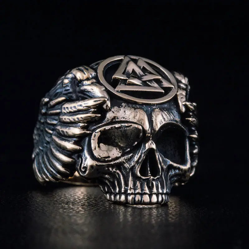 BAGUE AEGISHJALMUR (BRONZE MASSIF) - Viking Héritage