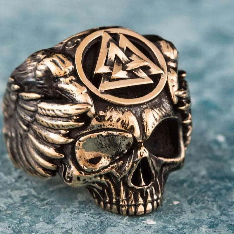 BAGUE AEGISHJALMUR (BRONZE MASSIF) - Viking Héritage