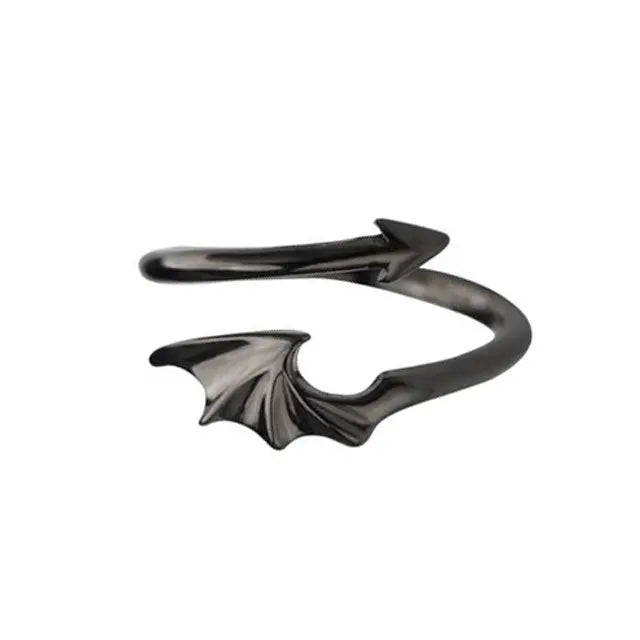 BAGUE AILES DE NIDHOGG (ACIER) - Viking Héritage