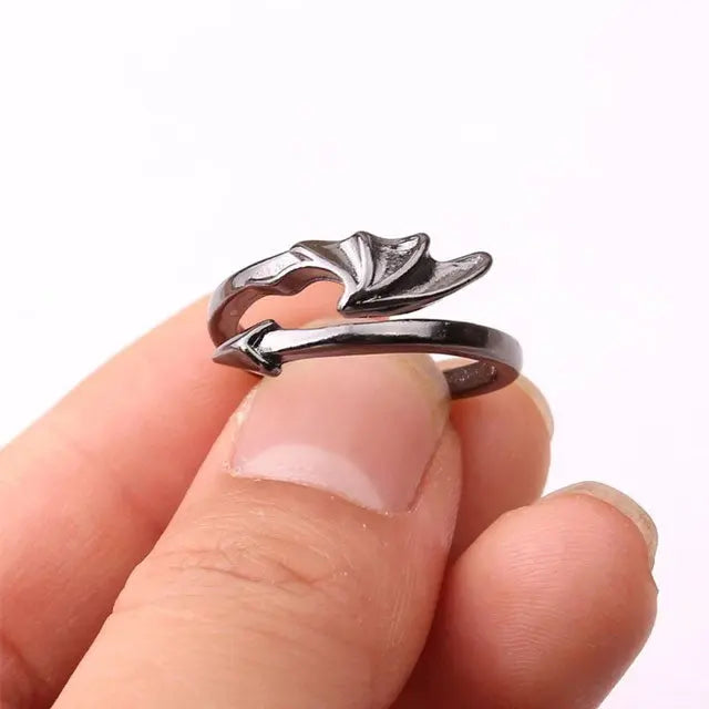 BAGUE AILES DE NIDHOGG (ACIER) - Viking Héritage