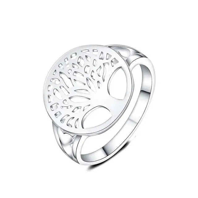 BAGUE ARBRE DE VIE ARGENTÉ (ARGENTÉ) - Viking Héritage