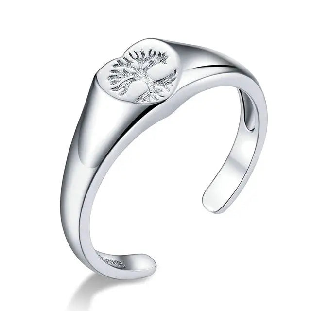 BAGUE ARBRE DE VIE FIN (ARGENT) - Viking Héritage