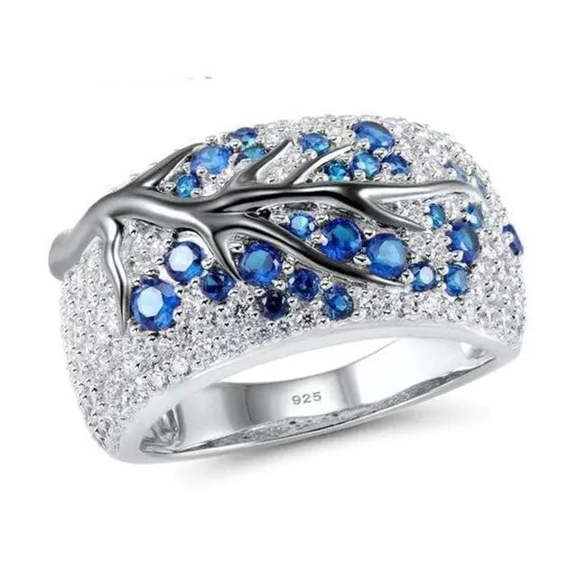 BAGUE ARBRE DE VIE PÉTALE DE VIE (ARGENT) - Viking Héritage