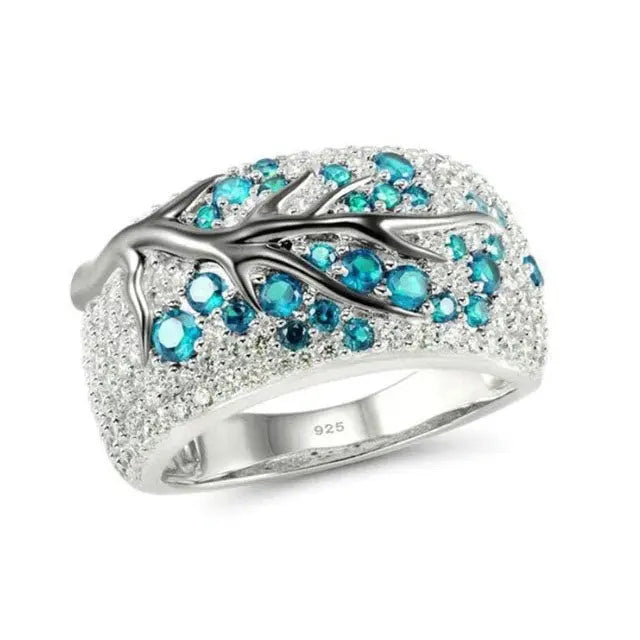 BAGUE ARBRE DE VIE PÉTALE DE VIE (ARGENT) - Viking Héritage