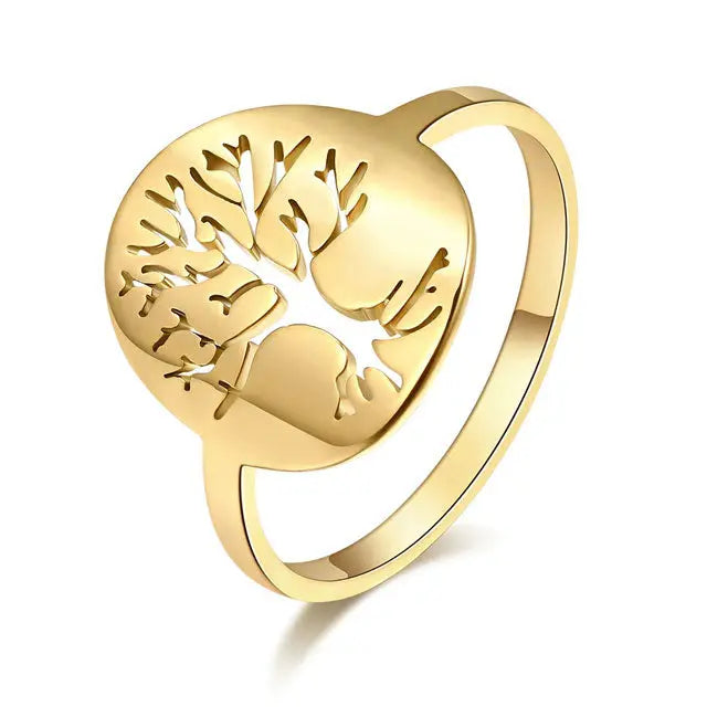 BAGUE ARBRE DE VIE RAYONNANT - Viking Héritage