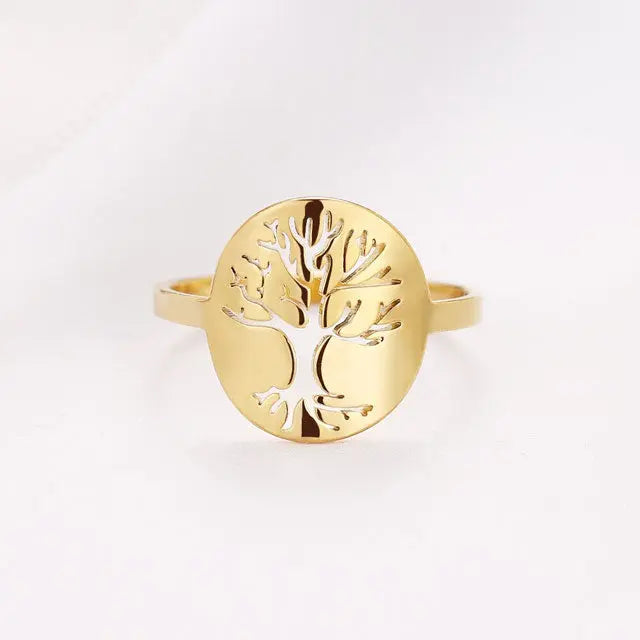 BAGUE ARBRE DE VIE RAYONNANT - Viking Héritage