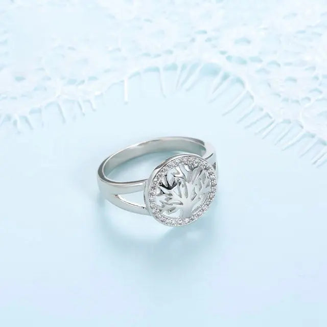 BAGUE ARBRE DE VIE SACRÉ (ARGENT) - Viking Héritage