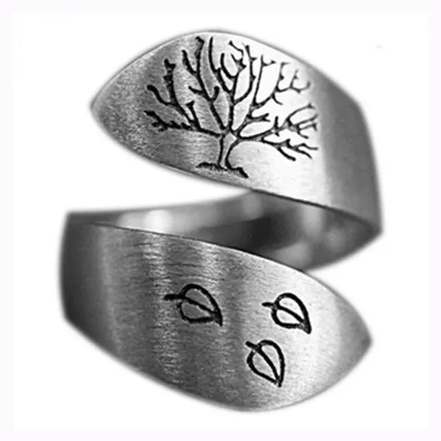 BAGUE ARBRE DE VIE SCANDINAVE - Viking Héritage