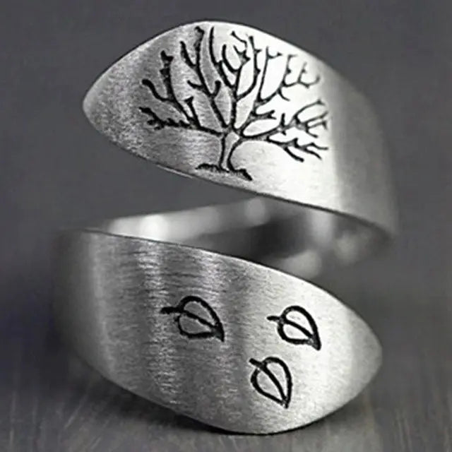 BAGUE ARBRE DE VIE SCANDINAVE - Viking Héritage
