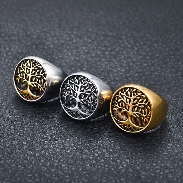 BAGUE ARBRE DE VIE - Viking Héritage