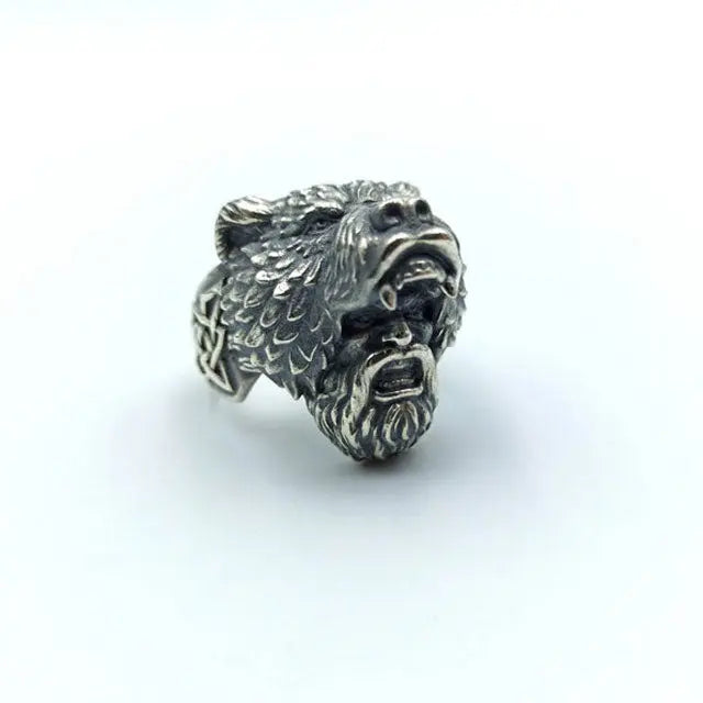 BAGUE BERSERKER (ARGENT) - Viking Héritage