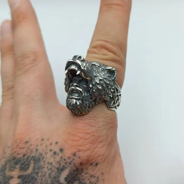 BAGUE BERSERKER (ARGENT) - Viking Héritage