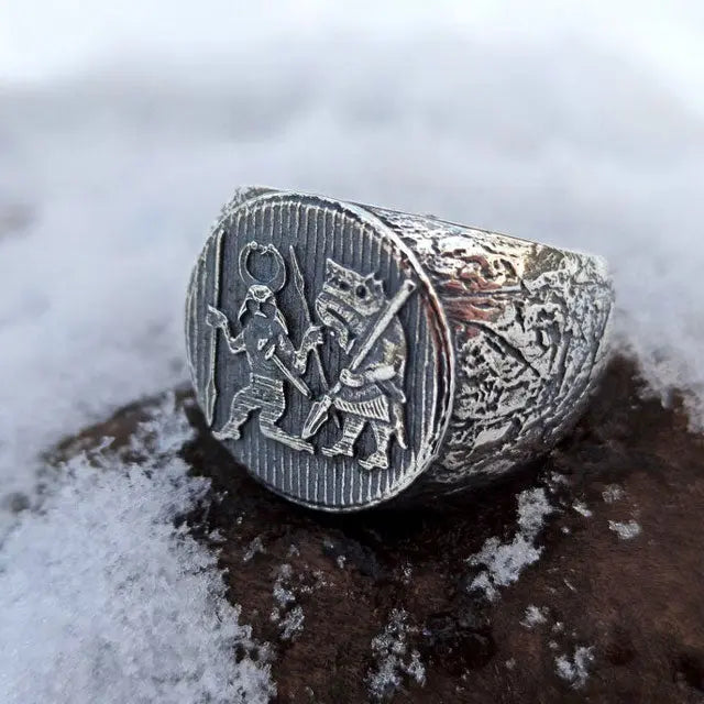 BAGUE BERSERKER (ARGENT) - Viking Héritage
