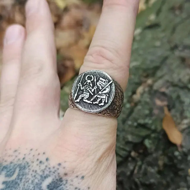 BAGUE BERSERKER (ARGENT) - Viking Héritage