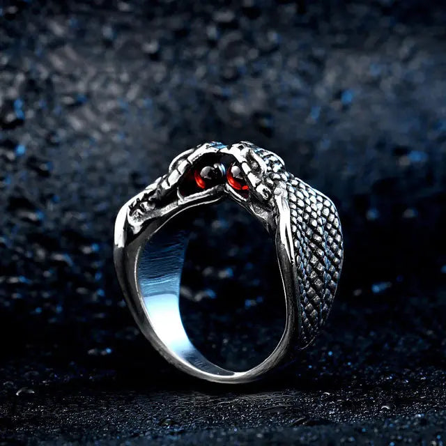 BAGUE COBRA ROYALE - Viking Héritage