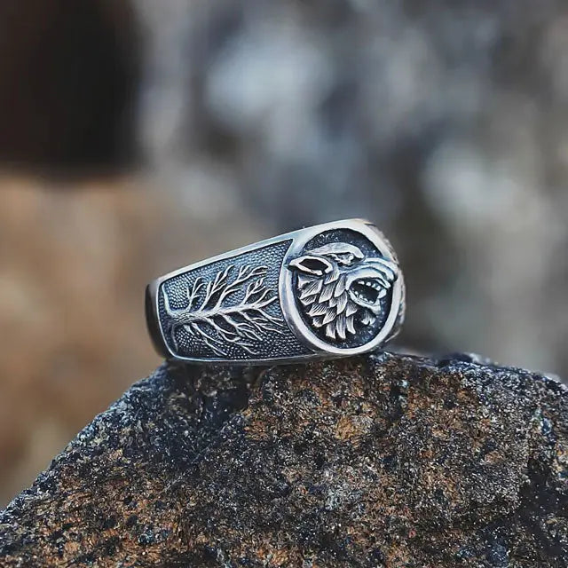 BAGUE CRAINTE DU LOUP FENRIR - Viking Héritage