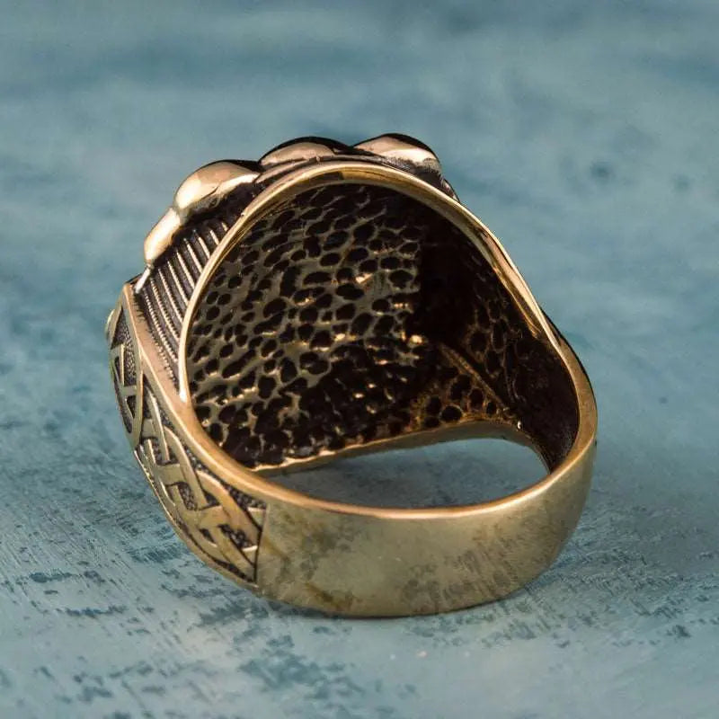 BAGUE DIEU ODIN (BRONZE MASSIF) - Viking Héritage