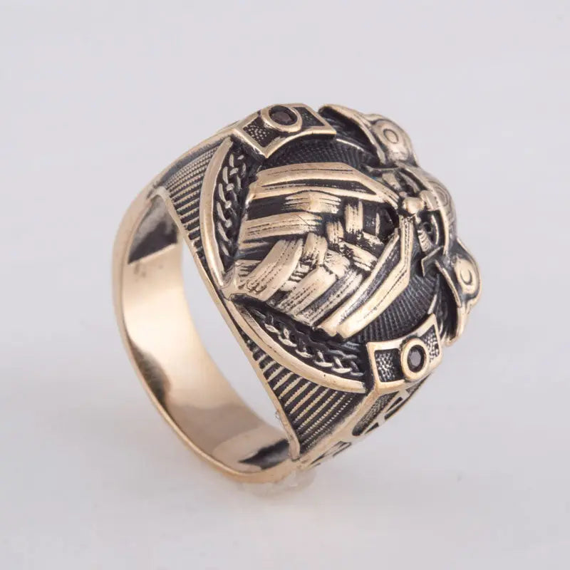 BAGUE DIEU ODIN (BRONZE MASSIF) - Viking Héritage