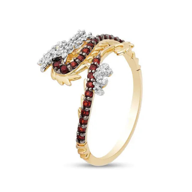 BAGUE DRAGON MAGNIFIQUE (ACIER) - Viking Héritage