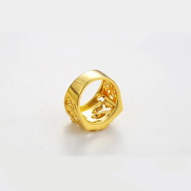 BAGUE DRAGON ROYALE (ACIER) - Viking Héritage