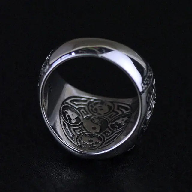 BAGUE DRAGON ZODIACAL (ARGENT) - Viking Héritage