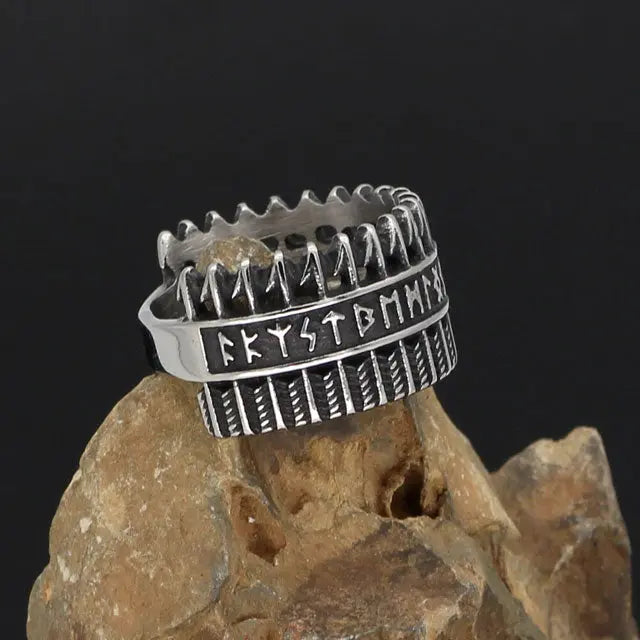 BAGUE RUNES FUTHARK - Viking Héritage