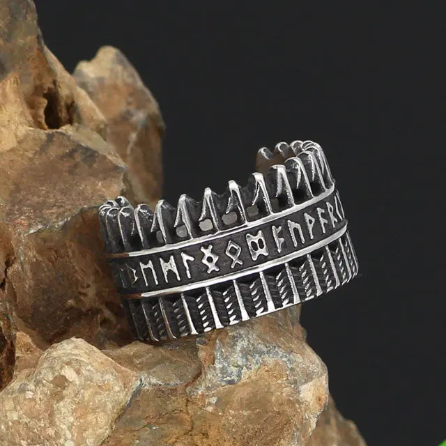 BAGUE RUNES FUTHARK - Viking Héritage