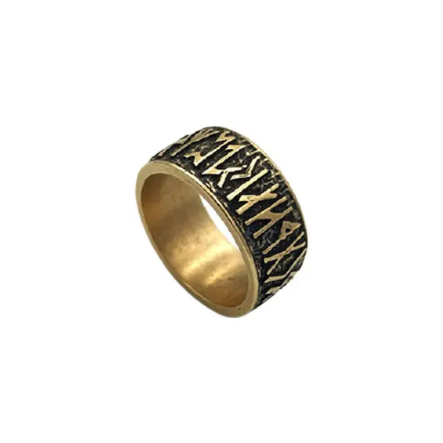 BAGUE RUNES (BRONZE MASSIF) - Viking Héritage