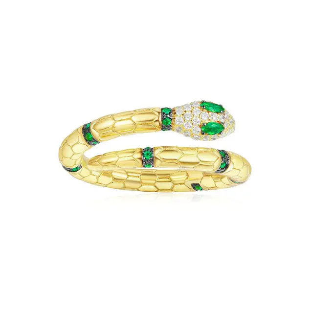 BAGUE SERPENT ÉTINCELANT - Viking Héritage