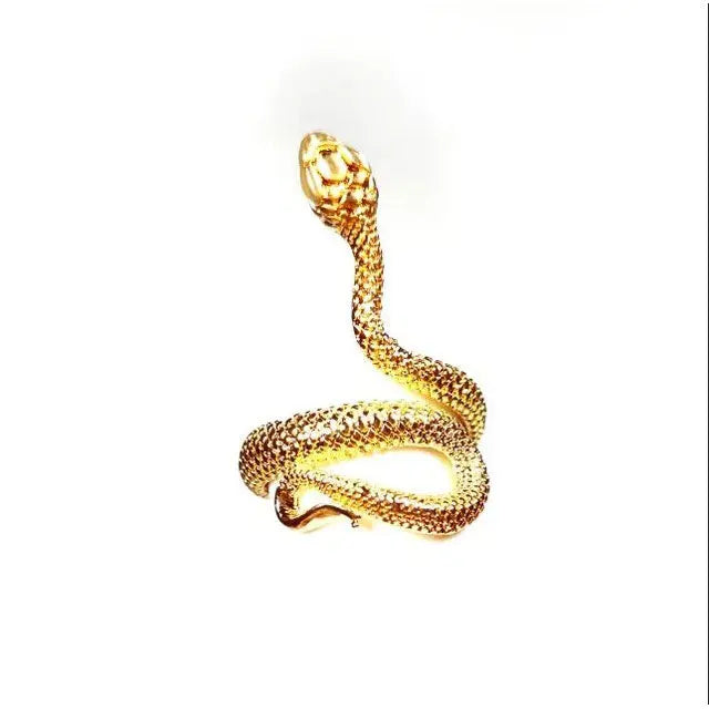 BAGUE SERPENT PLAQUÉ OR - Viking Héritage