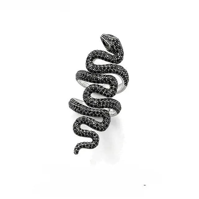 BAGUE  SERPENT TÉNÉBREUX - Viking Héritage