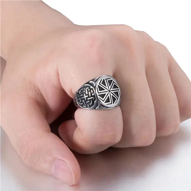 BAGUE SOLEIL NOIR - Viking Héritage