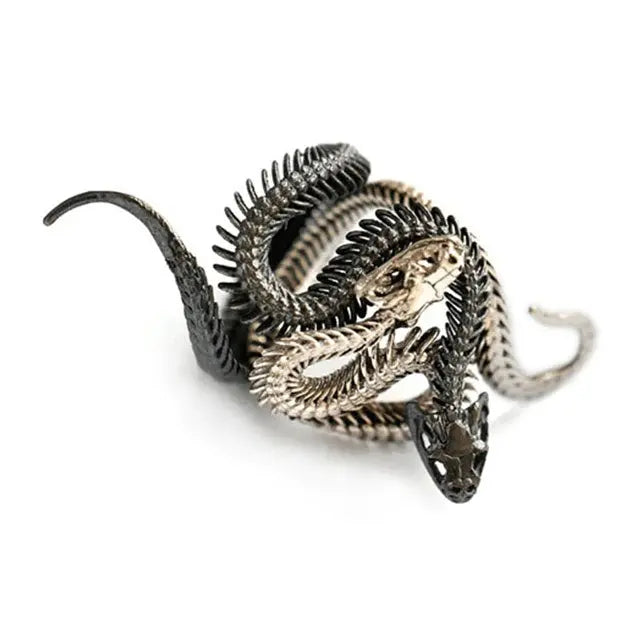 BAGUE SQUELETTE SERPENT - Viking Héritage