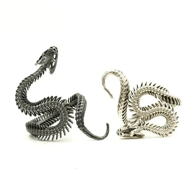 BAGUE SQUELETTE SERPENT - Viking Héritage