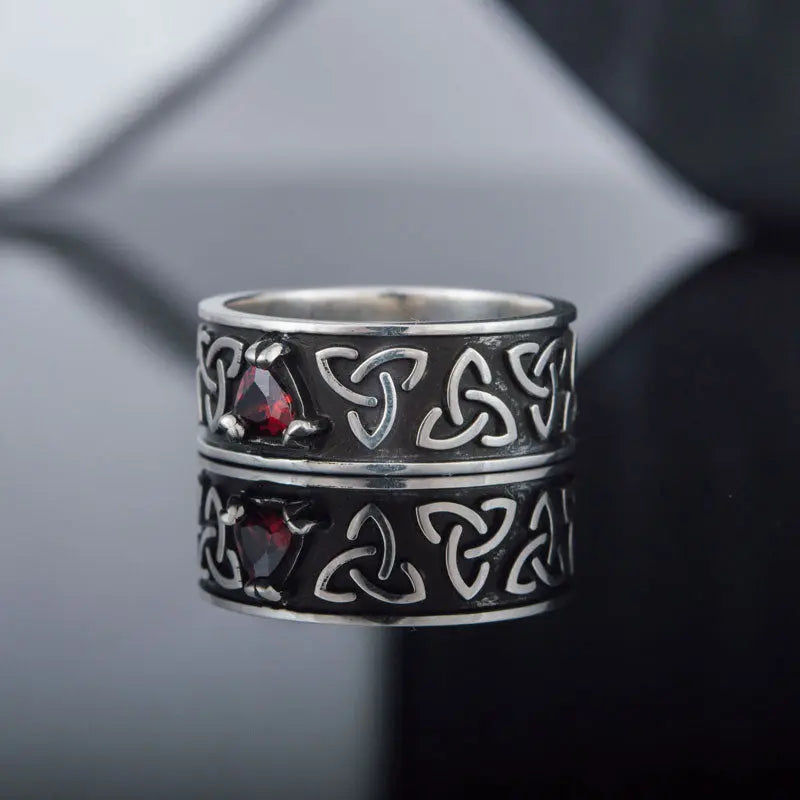BAGUE TRIQUETRA (ARGENT) - Viking Héritage