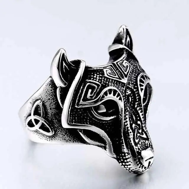 BAGUE VIKING LOUP FENRIR - Viking Héritage