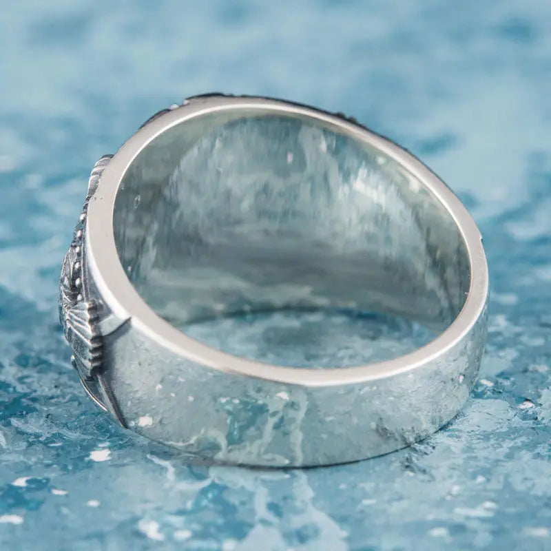 BAGUE VIKING VALKNUT (ARGENT) - Viking Héritage