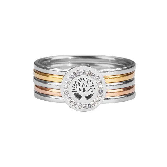 BAGUE YGGDRASIL MIDGARD - Viking Héritage