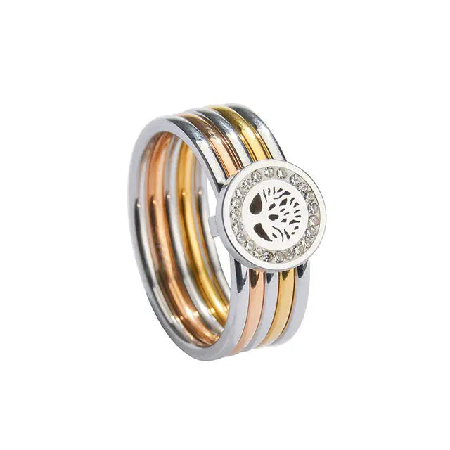 BAGUE YGGDRASIL MIDGARD - Viking Héritage