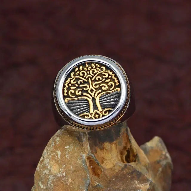 BAGUE YGGDRASIL - Viking Héritage