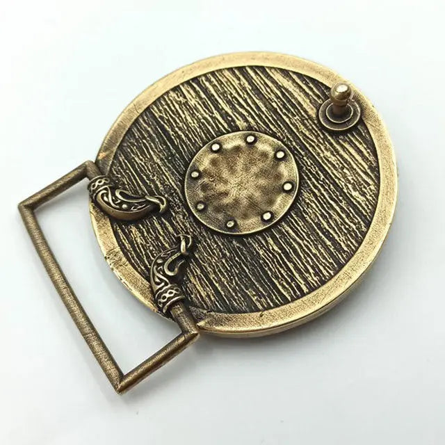 BOUCLE DE CEINTURE VIKING EN BRONZE MASSIF - Viking Héritage