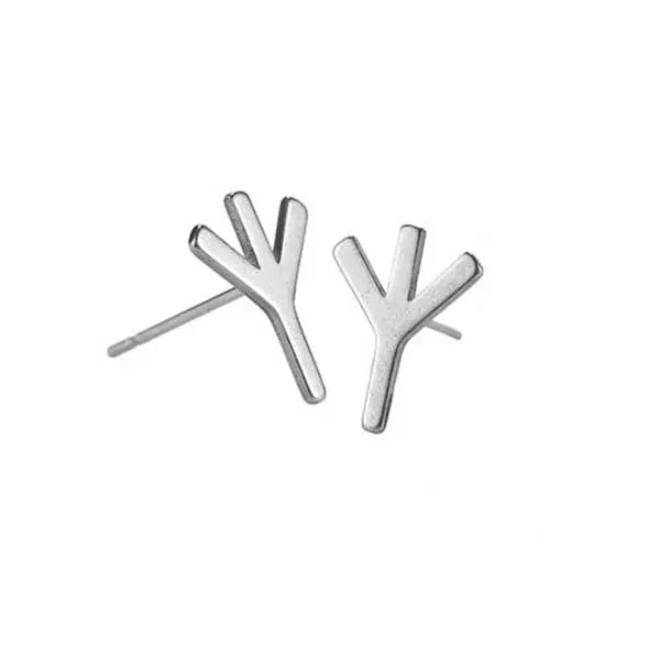 BOUCLES D'OREILLES RUNE ALGIZ - Viking Héritage