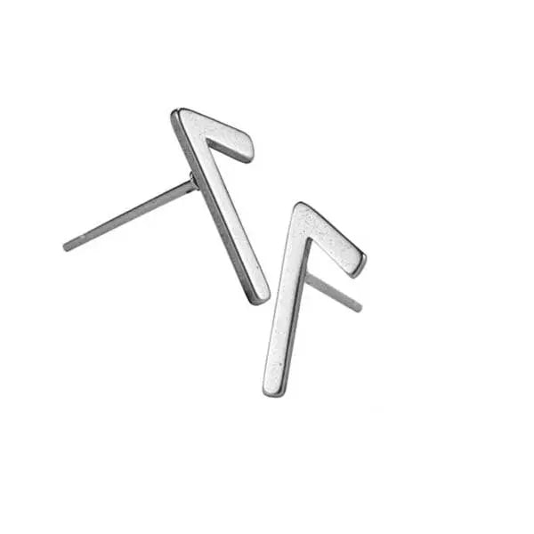 BOUCLES D'OREILLES RUNE LAGUZ - Viking Héritage