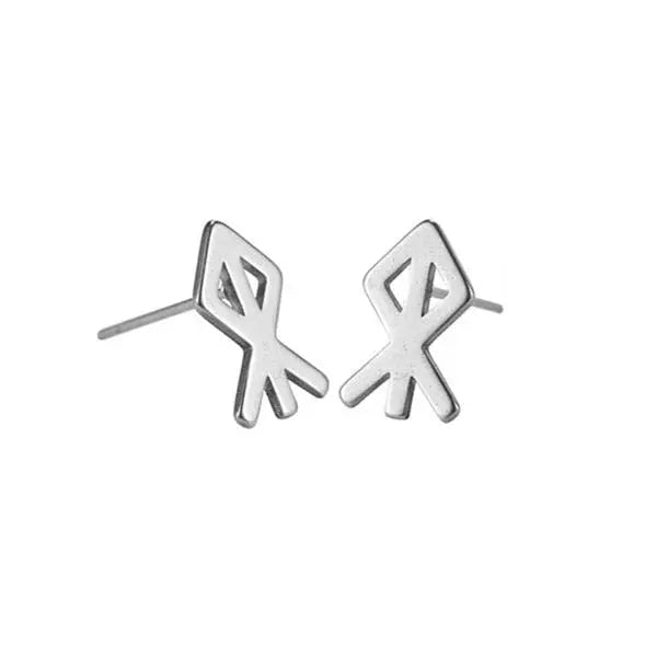 BOUCLES D'OREILLES RUNE OTHALA - Viking Héritage