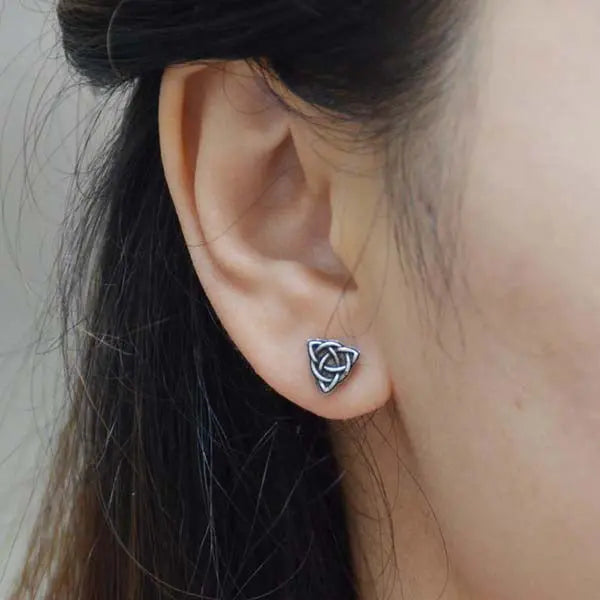 BOUCLES D'OREILLES TRIQUETRA - Viking Héritage